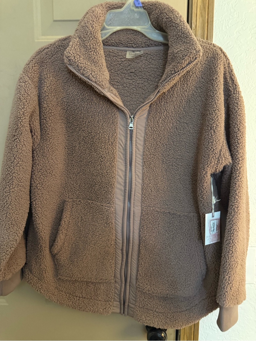 Jessica Simpson Mauve Teddy Jacket